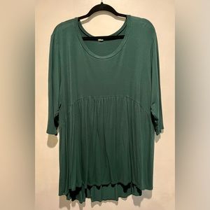 3/4 Sleeve Baby Doll Top